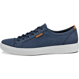 ECCO Soft 7 M - Sneakers i nubuck til herrer - Blå - Size: 48 (UK 13)