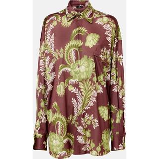 Etro Floral oversized shirt - multicoloured - XXS