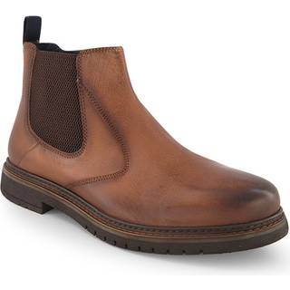 bugatti Herren Chelsea Boots braun, cognac Glattleder