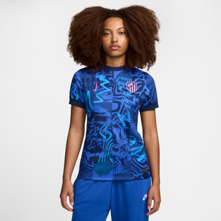 Club Atlético de Madrid 2024/25 Stadium Third Nike Dri-FIT Replica-fodboldtrøje til kvinder - blå - S (EU 36-38)