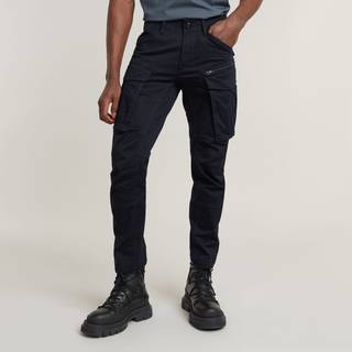 Rovic Zip 3D Regular Tapered Pants - Dark blue - Men