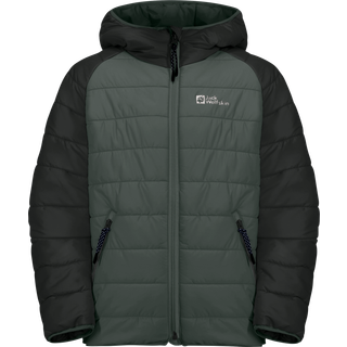 Jack Wolfskin Kids' Zenon Jacket Slate Green/Black, 152