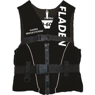 Sejlervest Fladen Fishing Classic II 50N, sort, Small (30 - 50 kg)