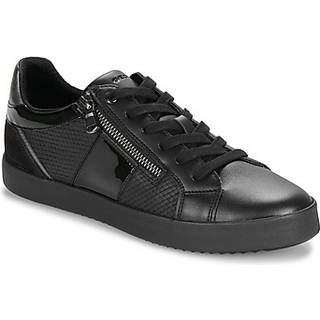 GEOX Dame Blomie Zip Sneakers Sort