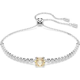 Swarovski Matrix Tennis Rhodium White and Yellow Mixed Cuts Bracelet - Silver - 32cm