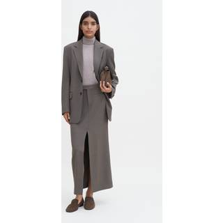 Filippa K Skirt Long Tailored 42 - Beige - 42