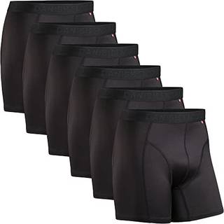 SPORTS BOXER SHORTS - Black / 4XL / 6-Pack