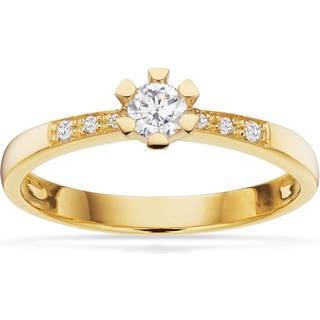 Vida Darling ring 14 kt. guld m. brillanter i alt 0,24 ct.