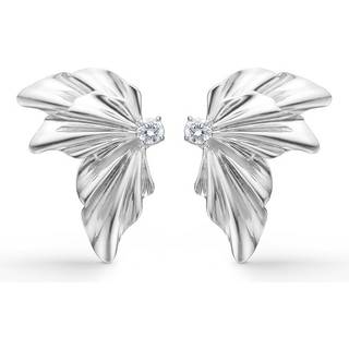 Mads Z - Monarch ørestikker i sølv med hvid topas