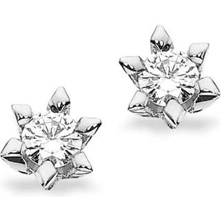 Scrouples - Victoria ørestikker i 14kt. hvidguld m. 0,10ct. TW/SI