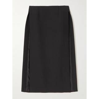 Valentino Grisaille virgin wool pencil skirt - black - XL+
