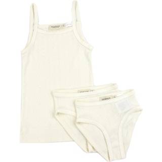 Marmar Flour White Pointelle Undertøjssæt Modal