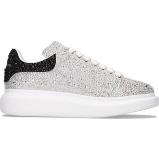 McQueen Oversized embellished leather sneakers - white - EU 37.5