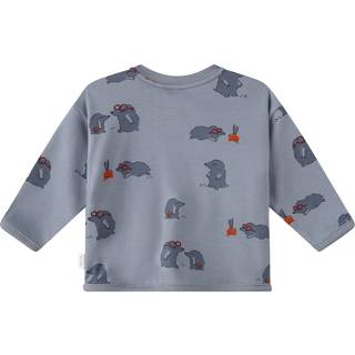 Sanetta Baby Boy's Sweatshirt Pure Interlock Sweatere Børn størrelse 68 farve grå