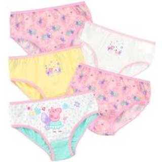 Character Character Pink Peppa Pig 100% Cotton Briefs 5 Pack