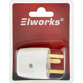 Elworks stikprop med jord - hvid (På lager i varehus)