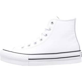 Converse Converse White Junior All Star EVA Lift Leather Trainers