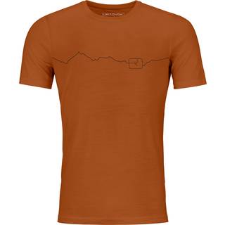 Ortovox 150 Cool Mountain Merino-shirt Herrer størrelse L farve bristle brown
