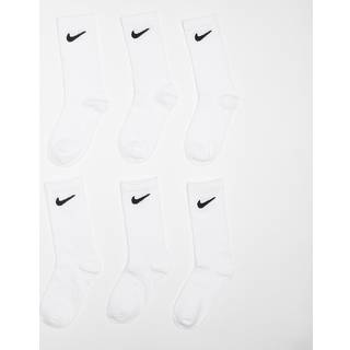 Nike Nike White Little Kids Crew Socks 6 Pack