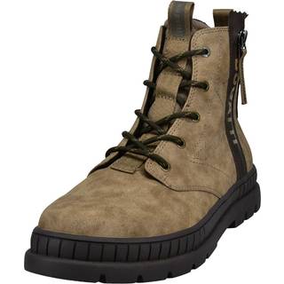 bugatti Herren Stiefeletten beige Nubuk-/Veloursleder