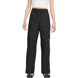 Logo Tape Wide Leg Trousers - Black - S