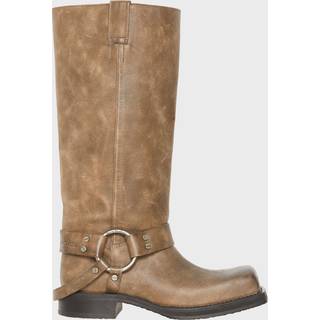 Acne Studios Boots Leather Buckle EUR 37 - Greige - EUR 37