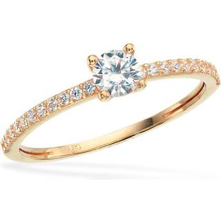 Scrouples - Ring i 8 kt. guld med flere zirkonia