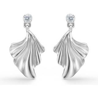 Mads Z - Monarch øreringe i sølv med hvid topas