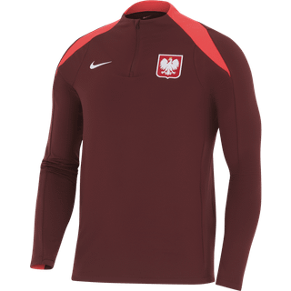 Polen Strike Nike Dri-FIT-fodboldtræningstrøje til mænd - rød
