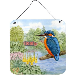 """" Caroline's Treasures Kingfisher af Sarah Adams Wall eller Door Hanging Prints ASAD0692DS66 6HX6W Multicolor """"