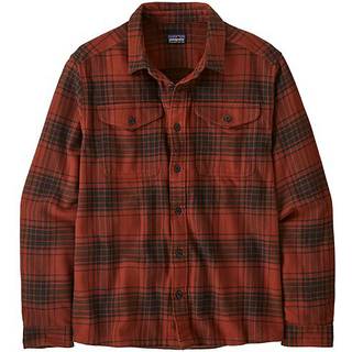 Patagonia Fjord Flannel Shirt Skjorte Herrer størrelse M farve rød/brun