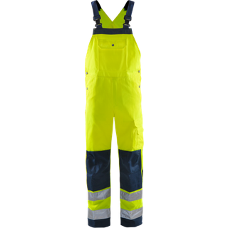 Fristads 100003 Hi Vis Overalls kl.2 1001 / Arbejdsoveralls Hi-Vis gul/Marine C152