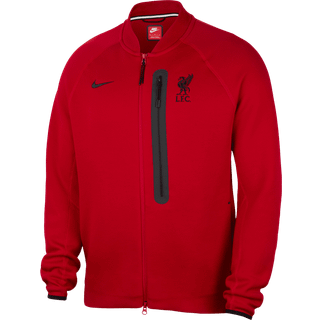 Liverpool FC Tech Fleece Nike Football-jakke til mænd - rød - S
