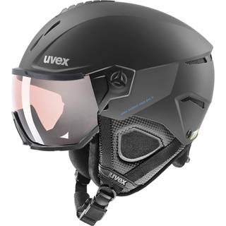 Uvex Instinct Visor Pro V, skihjelm med visir, sort