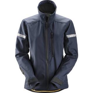 Snickers 1207 allroundwork, damesoftshelljakke navy/sort M kort