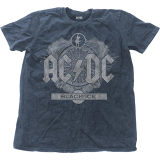 AC/DC - T-Shirt Snow Wash Col - Black Ice (S)