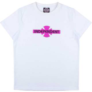 Independent T-shirt Youth Streak Hvid