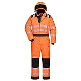 PW3 hi-vis termodragt - Orange/sort (Størrelse: XXL)