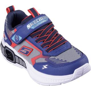 Skechers Navy/red Sneaker Med Blink - Str. 27
