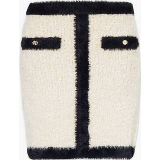 Nina Ricci Tweed miniskirt - beige - S