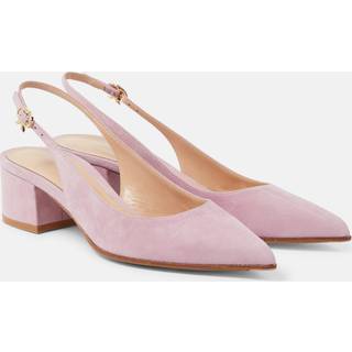 Gianvito Rossi Piper 45 suede slingback pumps - pink - EU 35