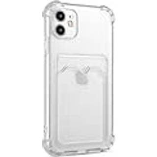 iPhone 11 cover med kortholder TPU gennemsigtig