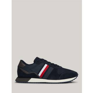 Signature Tape Mixed Texture Runner Trainers