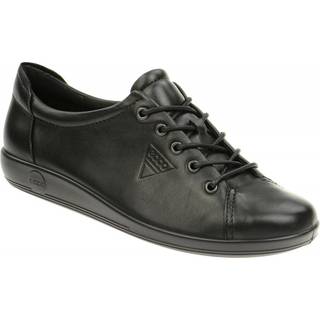 ECCO Soft 2.0 - Sneakers i læder til damer - Sort - Size: 35 (UK 2.5-3)