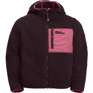Jack Wolfskin Kids' Ice Curl Hood Jacket Boysenberry/Pink, 92