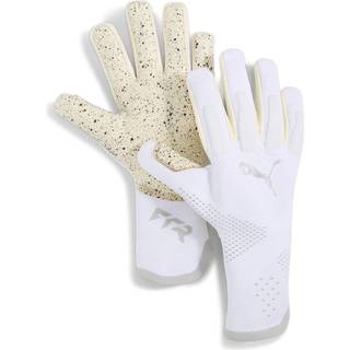 Puma FUTURE Ultimate NC Football Goalkeeper Gloves, White, Size 10.5, Accessories - Silver - 10.5