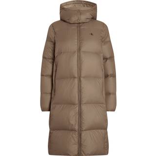 Long Down Puffer Coat - Grey - S