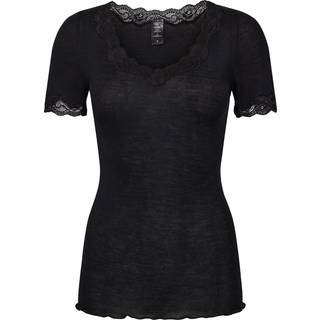 Calida Richesse Lace Short-sleeve Top - Black - 46-48