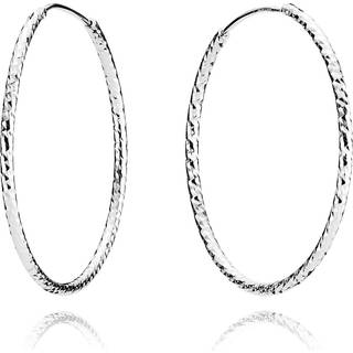 BNH Creol Twist 1,8/40 Mm Øreringe i Sterling Sølv