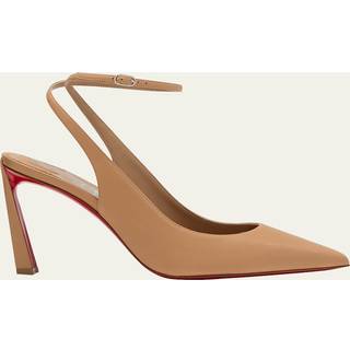 Christian Louboutin Condora 85 leather slingback pumps - brown - EU 39